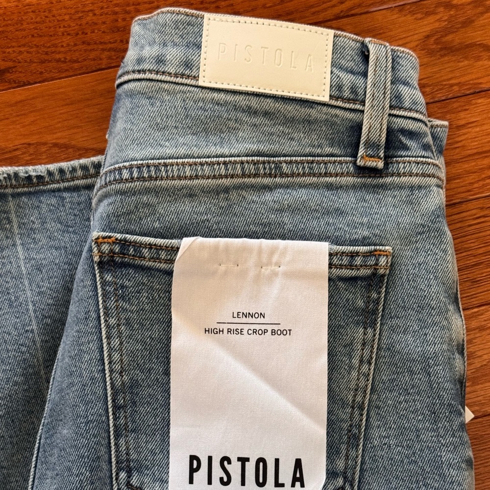 NEW Pistola Lennon High Rise Crop Bootcut Jeans